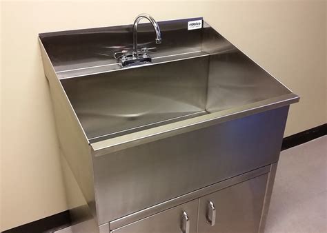 multi tub stainless steel industrial sink and cabinets|Custom Built Stainless Steel Sinks .